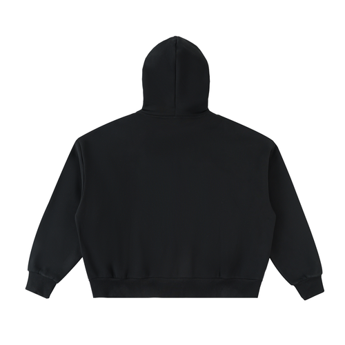 Full-Zip Boxy Hoodie